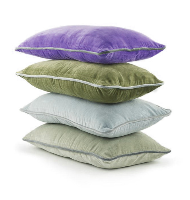 Cotton Velvet Ruler Cushion