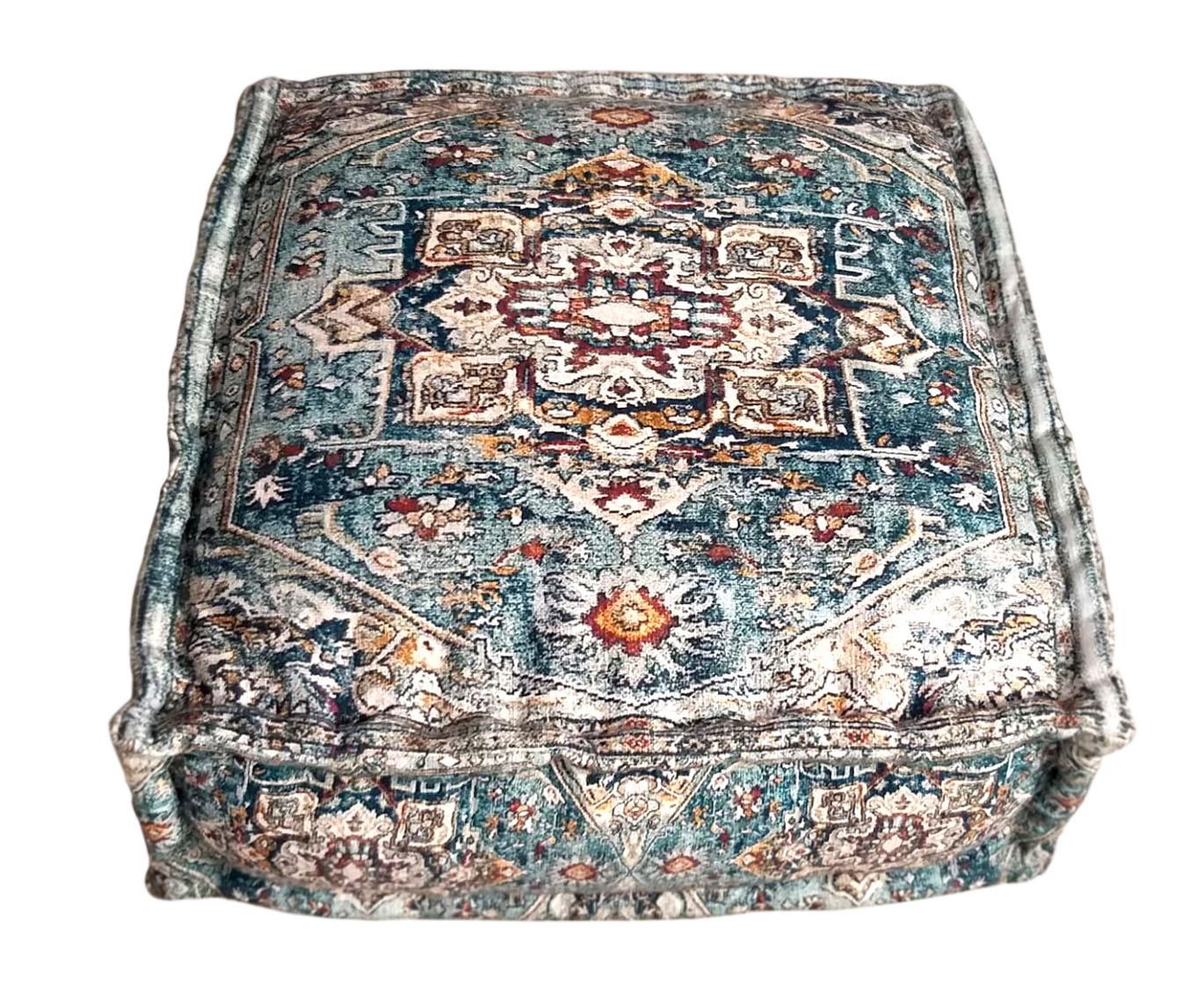 Cotton Hand Loom Printed Floor Mattress - 1