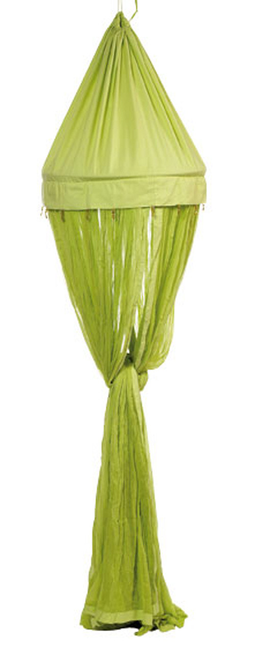 Cotton Dyed Mosquito Net Green