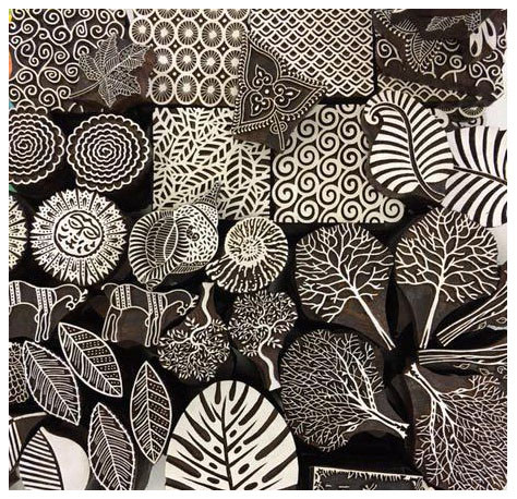 Vintage Wooden Hand Blocks Assorted