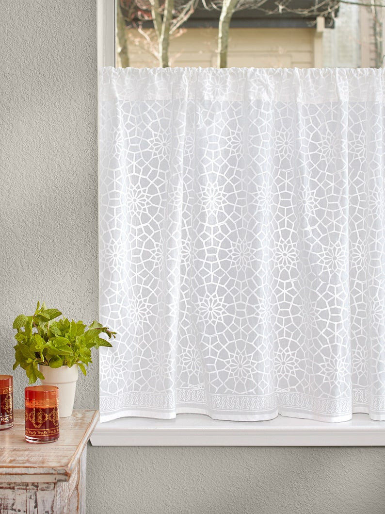 Cotton Voil Printed Curtain