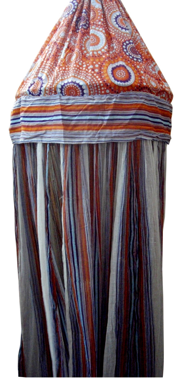 Cotton Printed Mosquito Net Round