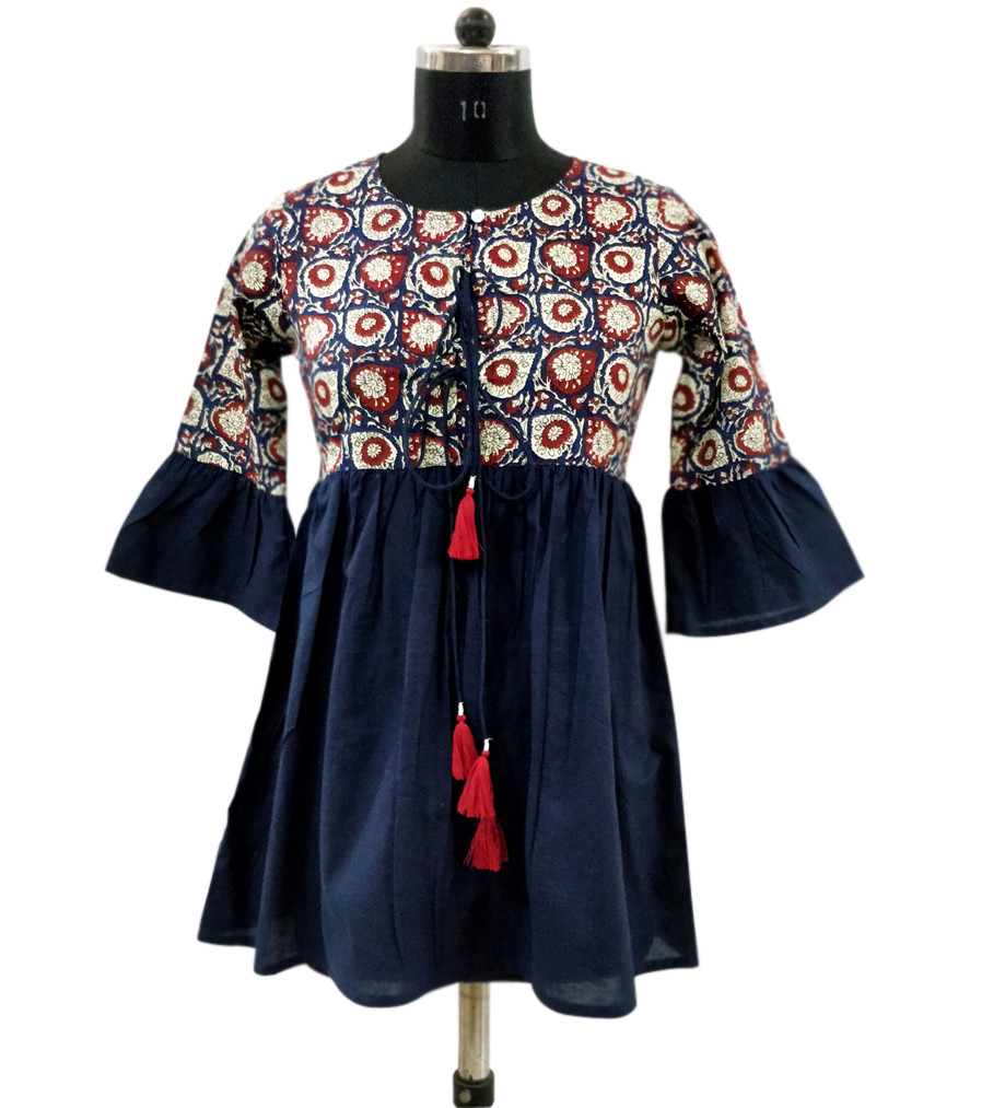 Cotton Printed String Top