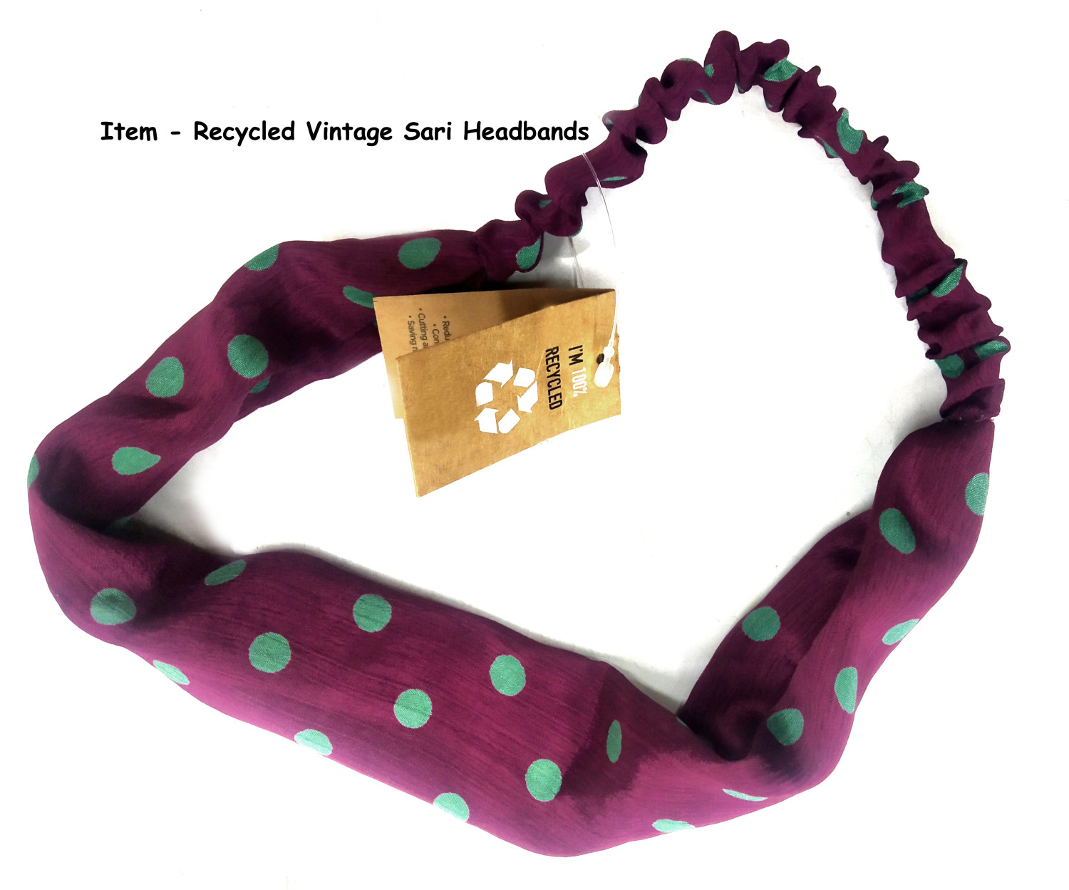 Vintage Recycled Sari Headbands