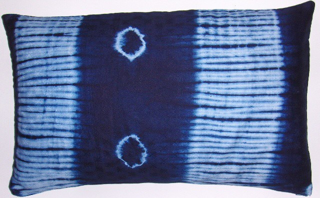 Cotton Tie & Dye Lumber Cushion Cover