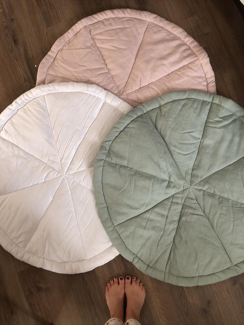 Kids Play Mat Pizza Design Soft fabric and Filling