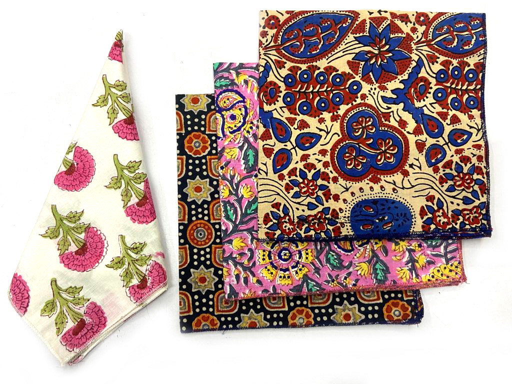 Cotton Block printed napkin
